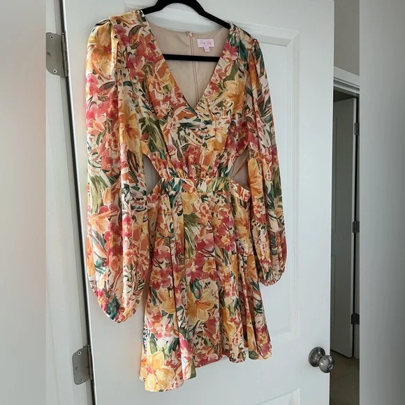 Tropical cutout dress - Picture 7 of 7